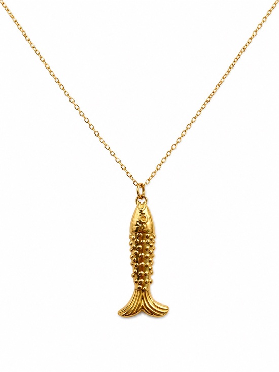 Venus and Vulcan Jewelry - Finn Fish Necklace (Style 16)